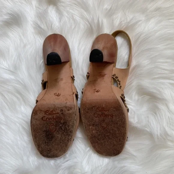 CalleenCordero Genuine Leather Studded Heels - Picture 4 of 11